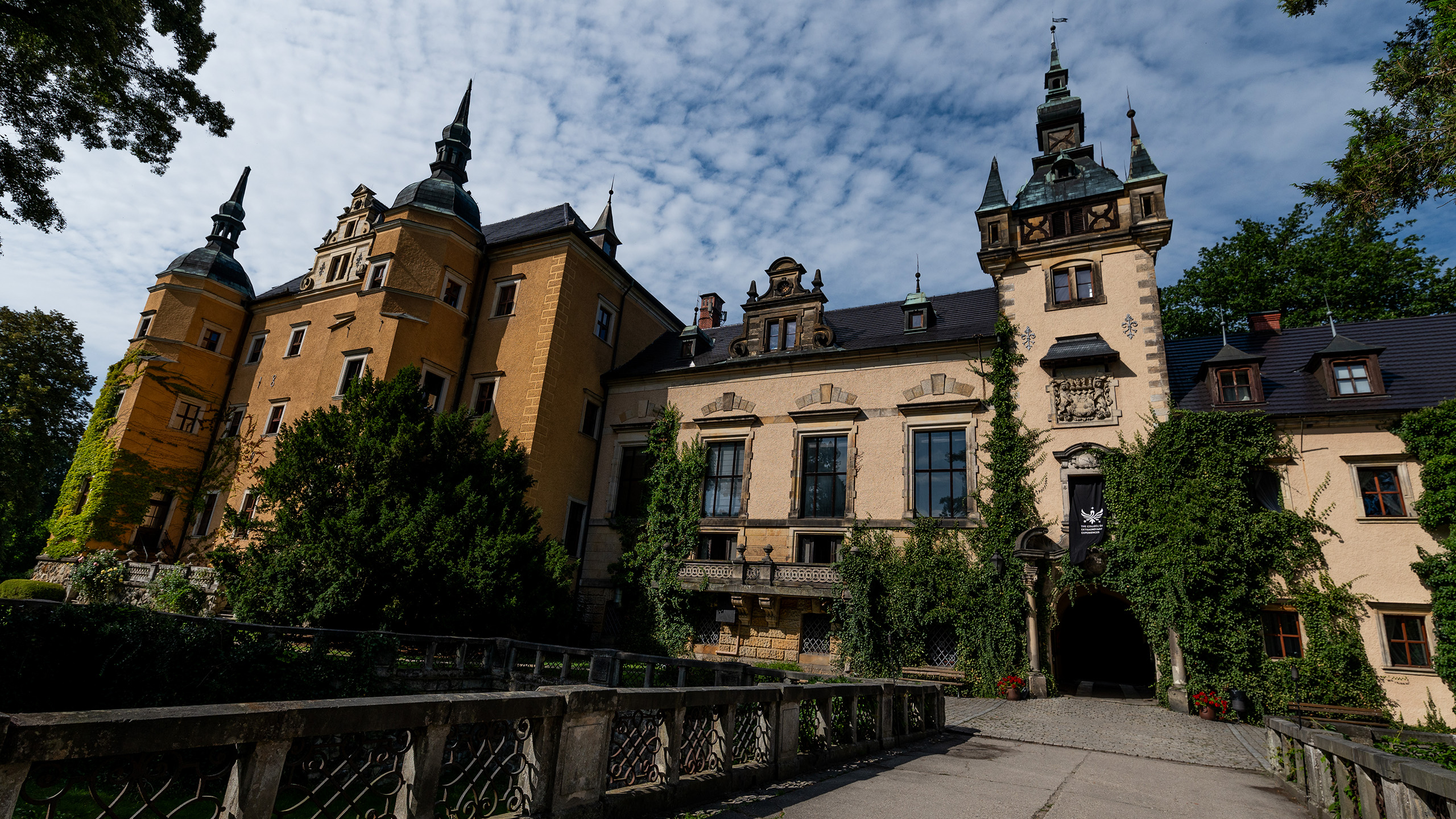 Czocha Castle and its entrance bridge